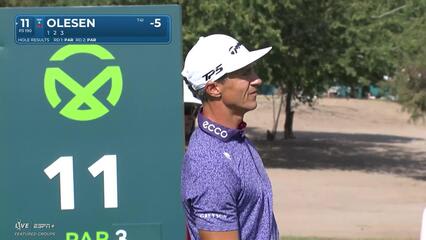 Thorbjørn Olesen | Round 3 | 11th hole | Shot 1 | 2025 Mexico Open