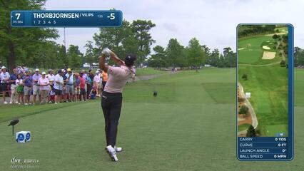 Michael Thorbjornsen | Round 1 | 7th hole | Shot 1 | 2025 Zurich Classic