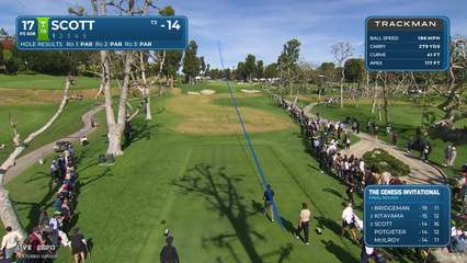 Adam Scott | Round 4 | 17th hole | Shot 1 | 2026 The Genesis