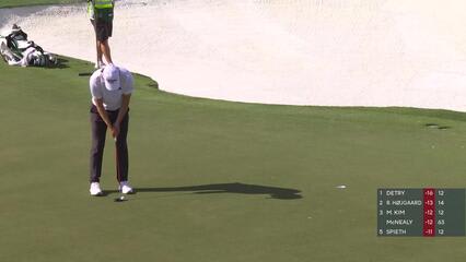 Rasmus Højgaard | Round 3 | 15th hole | Shot 7 | 2025 WM Phoenix Open