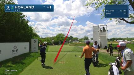 Viktor Hovland | Round 1 | 3rd hole | Shot 1 | 2025 Truist Championship