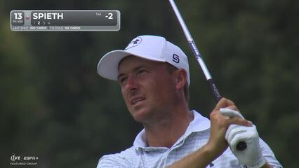 Jordan Spieth | Round 4 | 13th hole | Shot 2 | 2025 FedEx St. Jude