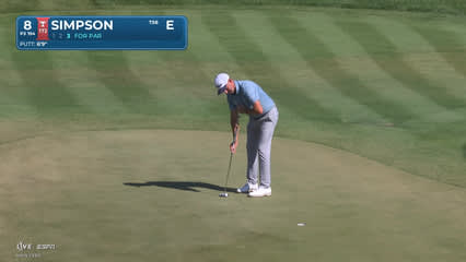 Webb Simpson | Round 3 | 8th hole | Shot 3 | 2026 Valspar