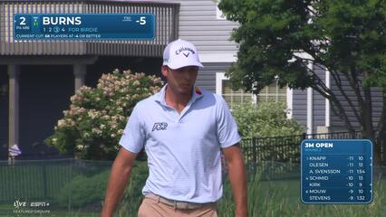Sam Burns | Round 2 | 2nd hole | Shot 4 | 2025 3M Open