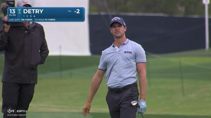 Thomas Detry | Round 1 | 13th hole | Shot 2 | 2025 Houston Open
