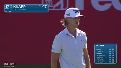 Jake Knapp | Round 3 | 17th hole | Shot 4 | 2025 3M Open
