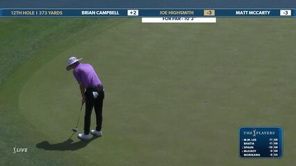 Joe Highsmith | Round 2 | 12th hole | Shot 5 | 2025 THE PLAYERS