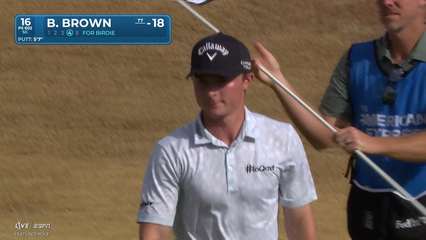 Blades Brown | Round 3 | 16th hole | Shot 4 | 2026 The American Express