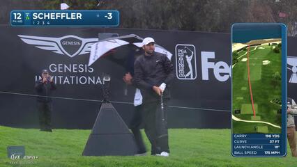 Scottie Scheffler | Round 1 | 12th hole | Shot 1 | 2025 Genesis