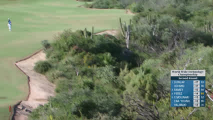 Kristoffer Ventura | Round 2 | 17th hole | Shot 2 | 2025 World Wide Technology