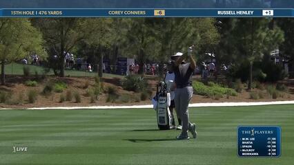 Corey Conners | Round 3 | 15th hole | Shot 2 | 2025 THE PLAYERS