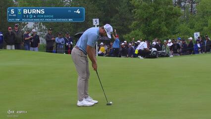 Sam Burns | Round 1 | 5th hole | Shot 4 | 2025 RBC Canadian