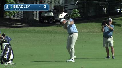 Keegan Bradley | Round 2 | 5th hole | Shot 2 | 2025 Sony Open