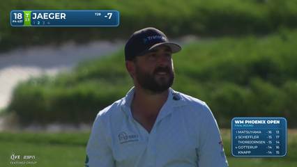 Stephan Jaeger | Round 4 | 18th hole | Shot 2 | 2026 WM Phoenix Open