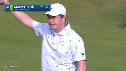 Robert MacIntyre | Round 2 | 15th hole | Shot 2 | 2026 Genesis Scottish Open