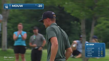 William Mouw | Round 4 | 16th hole | Shot 4 | 2025 3M Open