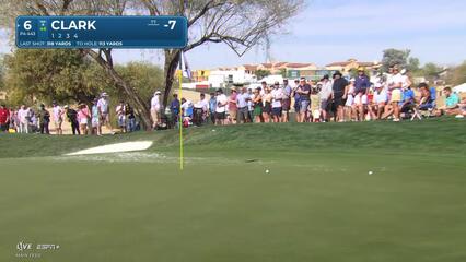 Wyndham Clark | Round 2 | 6th hole | Shot 2 | 2025 WM Phoenix Open