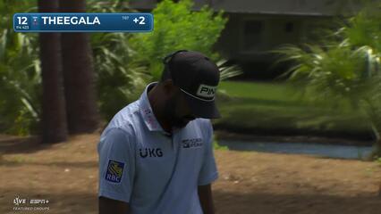 Sahith Theegala | Round 2 | 12th hole | Shot 2 | 2025 RBC Heritage
