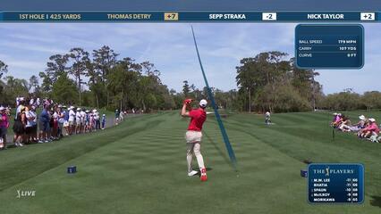 Thomas Detry | Round 2 | 1st hole | Shot 1 | 2025 THE PLAYERS