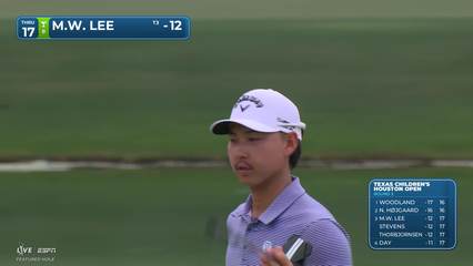 Min Woo Lee | Round 3 | 17th hole | Shot 3 | 2026 Texas Children's