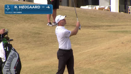 Rasmus Højgaard | Round 2 | 1st hole | Shot 2 | 2026 The American Express