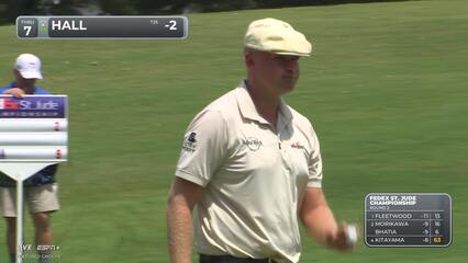 Harry Hall | Round 2 | 7th hole | Shot 4 | 2025 FedEx St. Jude