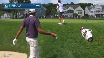 Tony Finau | Round 3 | 12th hole | Shot 3 | 2025 Travelers