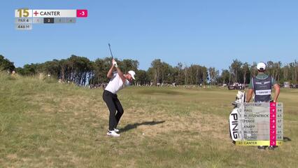 Laurie Canter | Round 2 | 15th hole | Shot 2 | 2025 Genesis Scottish Open