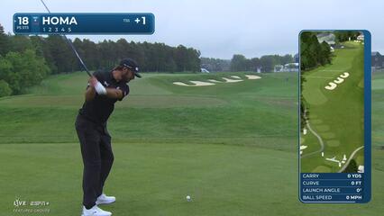 Max Homa | Round 1 | 18th hole | Shot 1 | 2025 RBC Canadian