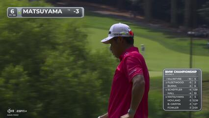 Hideki Matsuyama | Round 2 | 6th hole | Shot 3 | 2025 BMW Championship