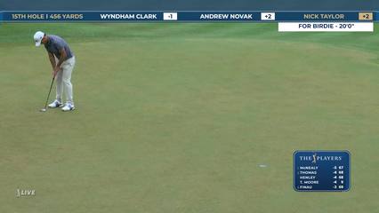 Nick Taylor | Round 1 | 15th hole | Shot 4 | 2026 THE PLAYERS