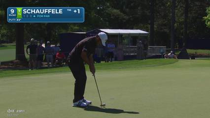 Xander Schauffele | Round 4 | 9th hole | Shot 4 | 2026 Truist Championship
