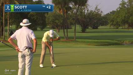 Adam Scott | Round 3 | 2nd hole | Shot 4 | 2026 Cadillac