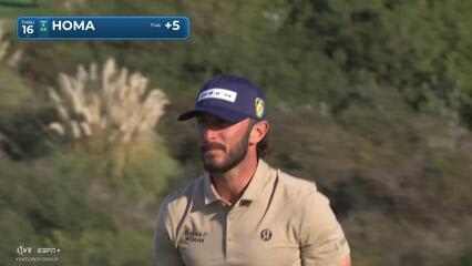 Max Homa | Round 1 | 16th hole | Shot 3 | 2025 Farmers
