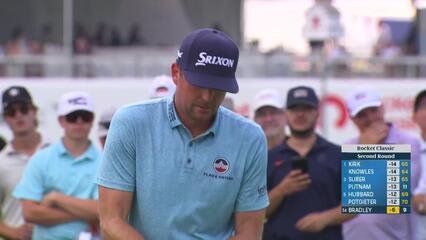 Keegan Bradley | Round 2 | 10th hole | Shot 4 | 2025 Rocket Classic