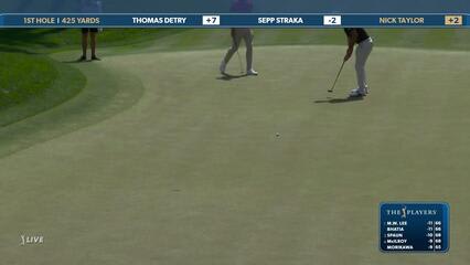 Thomas Detry | Round 2 | 1st hole | Shot 3 | 2025 THE PLAYERS