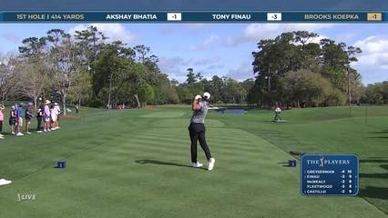 Brooks Koepka | Round 1 | 1st hole | Shot 1 | 2026 THE PLAYERS