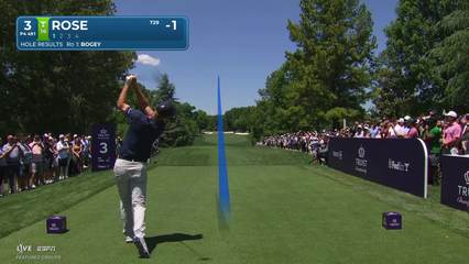 Justin Rose | Round 2 | 3rd hole | Shot 1 | 2026 Truist Championship