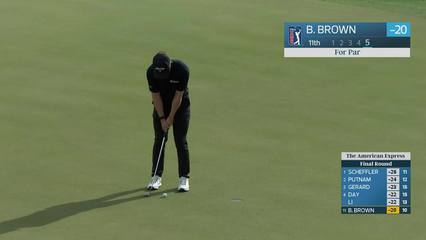Blades Brown | Round 4 | 11th hole | Shot 5 | 2026 The American Express