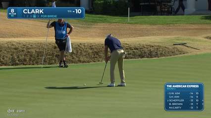 Wyndham Clark | Round 2 | 8th hole | Shot 4 | 2026 The American Express