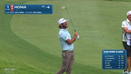 Max Homa | Round 2 | 1st hole | Shot 2 | 2026 John Deere