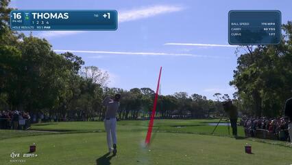 Justin Thomas | Round 2 | 16th hole | Shot 1 | 2025 Valspar