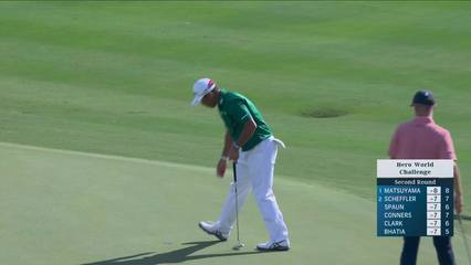 Hideki Matsuyama | Round 2 | 9th hole | Shot 4 | 2025 Hero World Challenge