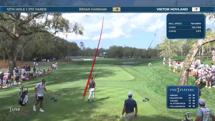 Brian Harman | Round 4 | 12th hole | Shot 1 | 2026 THE PLAYERS