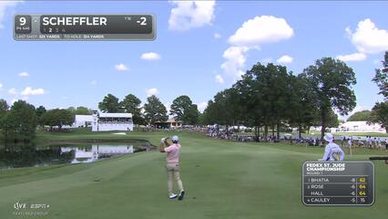 Scottie Scheffler | Round 1 | 9th hole | Shot 2 | 2025 FedEx St. Jude