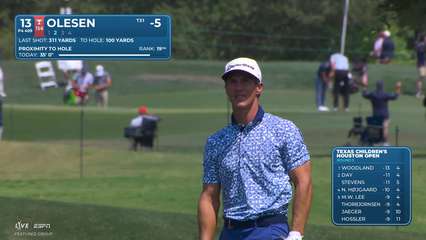 Thorbjørn Olesen | Round 3 | 13th hole | Shot 2 | 2026 Texas Children's
