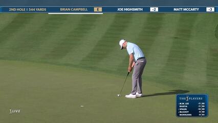 Brian Campbell | Round 2 | 2nd hole | Shot 5 | 2025 THE PLAYERS