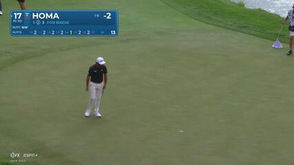 Max Homa | Round 1 | 17th hole | Shot 2 | 2025 3M Open