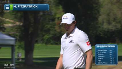 Matt Fitzpatrick | Round 4 | 10th hole | Shot 3 | 2026 The Genesis