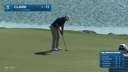 Wyndham Clark | Round 2 | 10th hole | Shot 4 | 2026 The American Express